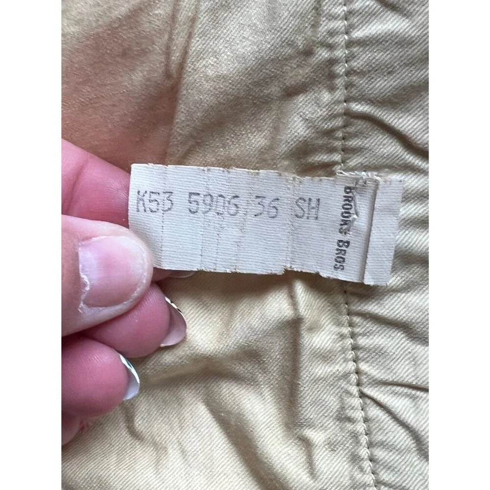 Vintage Rare 50s/60s Brooks Brothers Pleated Wool Plaid ~33” Made in USA